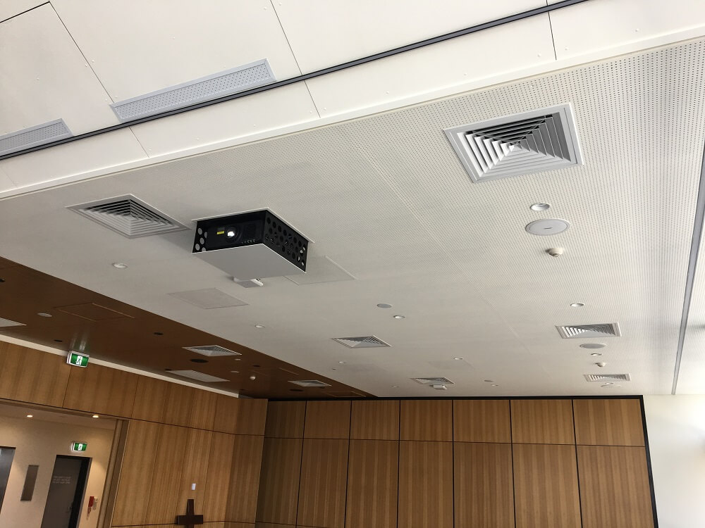 ACU Mercy Building Projector